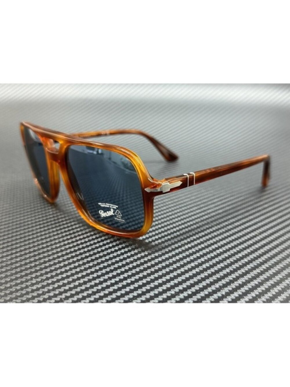 New Blue Men Terra di Siena Brown Sunglasses 58-19-150